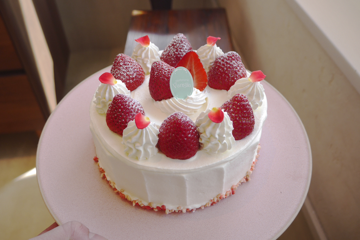 苺の生クリーム